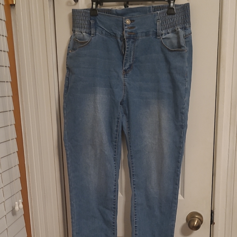 High Rise Blue Women's Jeans